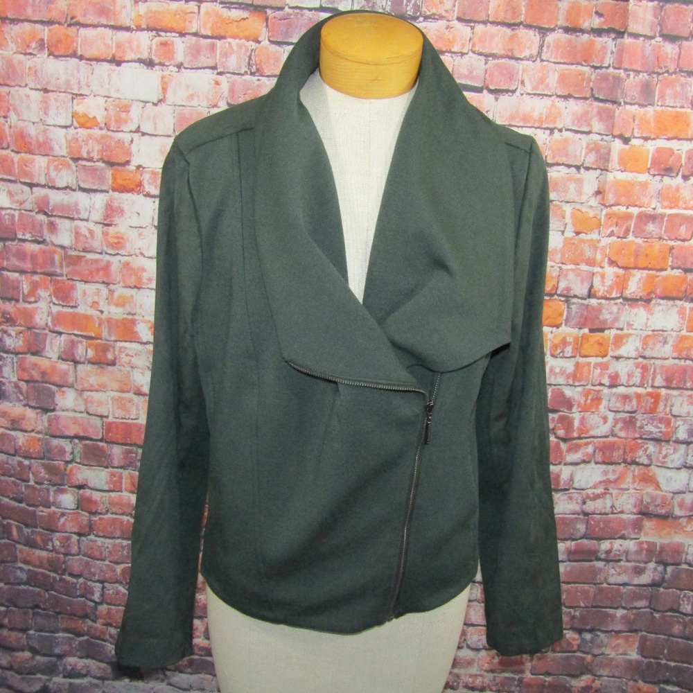 H by Halston Dark Green Jacket